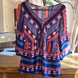Weekend Suzanne Betro boho blouse
